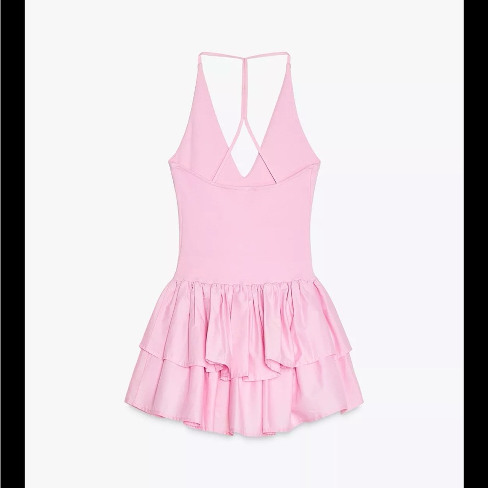 Zara Pink Mini Dress - Picture 4 of 4